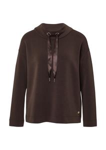 s.Oliver Свитшот в темно-коричневом цвете