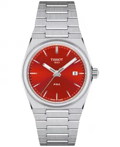 Женские часы Swiss PRX с кварцевым механизмом на стальном браслете, 35 мм Tissot