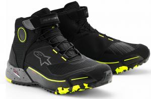 Мотоциклетные ботинки Alpinestars cr-x drystar, Black/Grey/Yellow