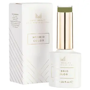 Гибридный лак 808 мохово-зеленый, 7,5 мл Many Beauty Nail professional hybrid color uv, цвет 808 - mossy green