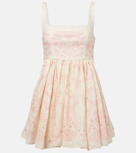 Льняное мини-платье Hierbabuena Floritura Agua by Agua Bendita, Floritura