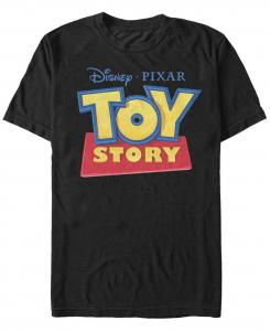 Мужская футболка с коротким рукавом с официальным логотипом disney pixar toy story movie logo Fifth Sun, черный