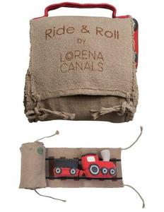 Lorena Canals — мягкий игрушечный поезд с 4-метровым шоссейным катком