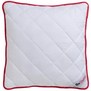 Подушка из микрофибры Premium 1 шт. Двухсторонняя подушка с летней и зимней сторонами Besports, белый