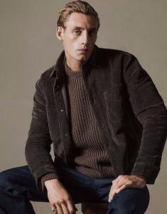 Свободная рубашка из толстого вельвета коричневого цвета Asos Collective