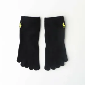 Мужские гольф-носки POLO RALPH LAUREN, пятипальцевые гольф-носки, цвет 98. Black