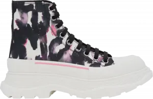 Кроссовки Alexander McQueen Wmns Tread Slick Boot Watercolour Graffiti, разноцветный