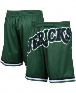 Мужские зеленые шорты dallas mavericks hardwood classics big face 2.0 Mitchell & Ness, зеленый
