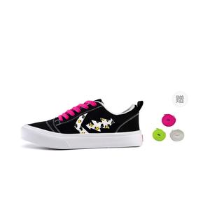 CHERRY&KALIKA Износостойкие, легкие, дышащие и нескользящие. Низкие мужские кроссовки для скейтбординга, черно-розовые