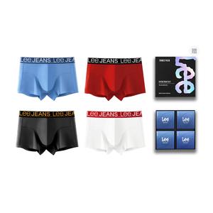 Трусы мужские подарочный набор из 4 штук Lee, белый