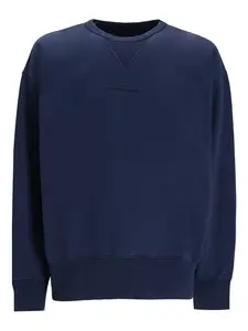 Свитшот с логотипом Maison Margiela, синий