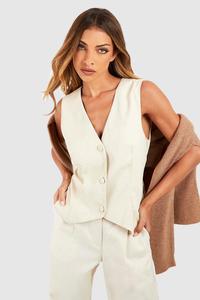 Индивидуальный тканый жилет boohoo, белый