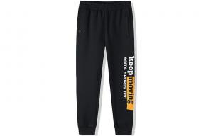 Трикотажные спортивные штаны Life Collection для мужчин, черные Anta, черный