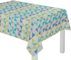 Вирт скатерть "БЕРЛАРЕ" Wirth 130х220 см, цвет blau/grün