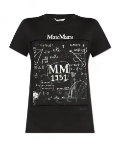 Футболка колибри Max Mara, черный