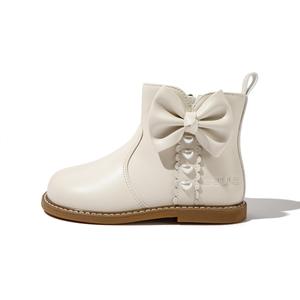 Износостойкие детские ботинки с высоким голенищем для детей 3–7 лет BELLE, бежевый