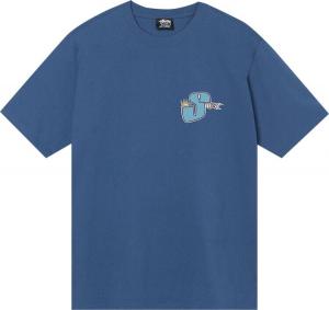 Футболка Stussy Phat S Tee 'Midnight', синий