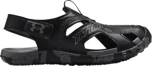 Сандалии Under Armour Fat Tire Defender Sandal PS Black Camo, черный