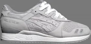 Кроссовки ronnie fieg x nice kicks x gel lyte 3 Asics, серый