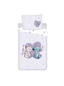 Комплект постельного белья Лило и Стич 200x140 см - 100% хлопок, цвет белый Lilo & Stitch