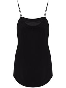 Многослойный топ Balmain, черный