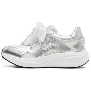 Staccato Коллекция "Остров бабочек", женские повседневные кеды Starlight Butterfly низкие серебристые, цвет Silver