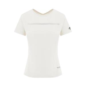 Женская футболка для бега серии Running DESCENTE, Cr-Egret