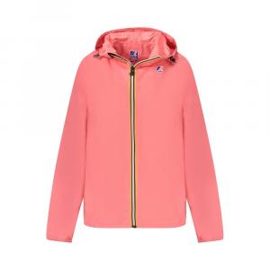 Розовые куртки и пальто из полиамида K-Way, розовый