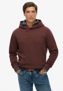 Худи Superdry & Co MICRO LOGO, Deep Mahogany Brown/Brown
