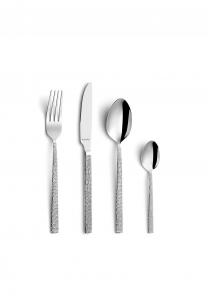 Набор столовых приборов Amefa с узором, 24 предмета, серебряный
