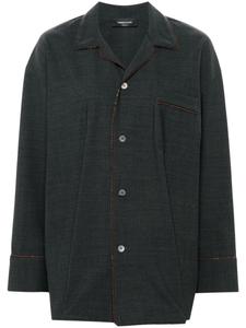 Fabiana Filippi декорированная рубашка, серый