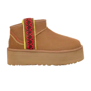Кроссовки UGG Wmns Classic Ultra Mini Platform, коричневый