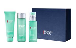 Новая версия набора для ухода за кожей на водной основе, увлажняющий бокс 75мл+125мл+200мл BIOTHERM, three-piece set: men's hydraulic cleanser 125ml+hydraulic toner 200ml+hydraulic hydrating lotion 75ml