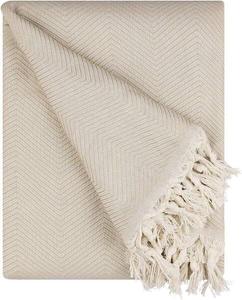 Покрывало BOHORIA Tulum Natural Cotton, 230x1x170 см, кремово-белый