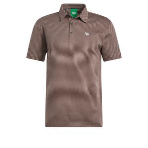 Футболка Performance ADIDAS PERFORMANCE Originals Stripe Pique, коричневый/темно-коричневый