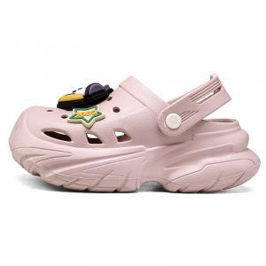 British knights Женские сандалии с закрытым носком, устойчивые к истиранию, розовые