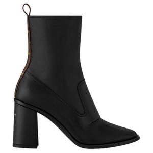 БЕРЛИН Ботильоны на каблуке 8,5 см женские черные LOUIS VUITTON