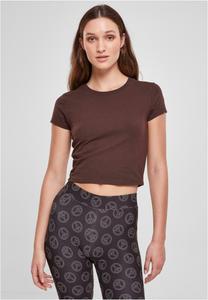 Базовая футболка STRETCH JERSEY CROPPED TEE Urban Classics, цвет brown