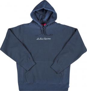 Толстовка Supreme Le Luxe Hooded Sweatshirt 'Navy', синий