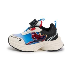 Низкие повседневные кроссовки с противоскользящей подошвой и амортизацией в стиле «Человек-паук» для детей Disney, черный