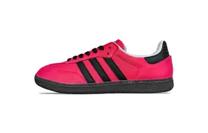 Adidas Originals Кроссовки для скейтбординга SAMBA OG Rose Dark Shadow, устойчивые к истиранию, низкие, унисекс, розовые, черные