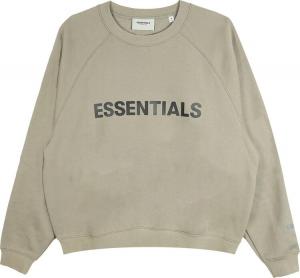Толстовка Fear of God Essentials Crewneck Sweatshirt 'Cement', серый
