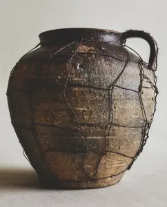 Ваза Zara Home Terracotta Lattice, коричневый