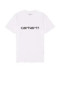 Футболка S/S Script Carhartt Wip, White & Black