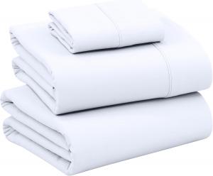 Комплект постельного белья Ruvanti, 3 предмета, 168х260/100х203/51х76 см, белый