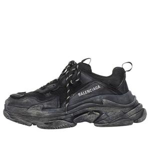 Кроссовки diy triple s 'black' Balenciaga, черный