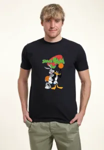 Футболка с принтом space jam, багз и даффи. Henry Tiger, Navy