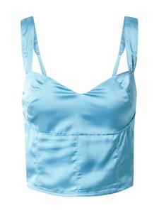 Топ Abercrombie & Fitch, светло-синий