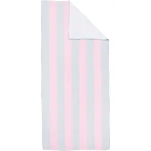 Хаммам полотенце California пляжное полотенце с заметными, цветными полосами Done., розовый
