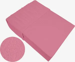 Простыня на резинке, махровая, плотная, 100х200 см, коралловая Greno